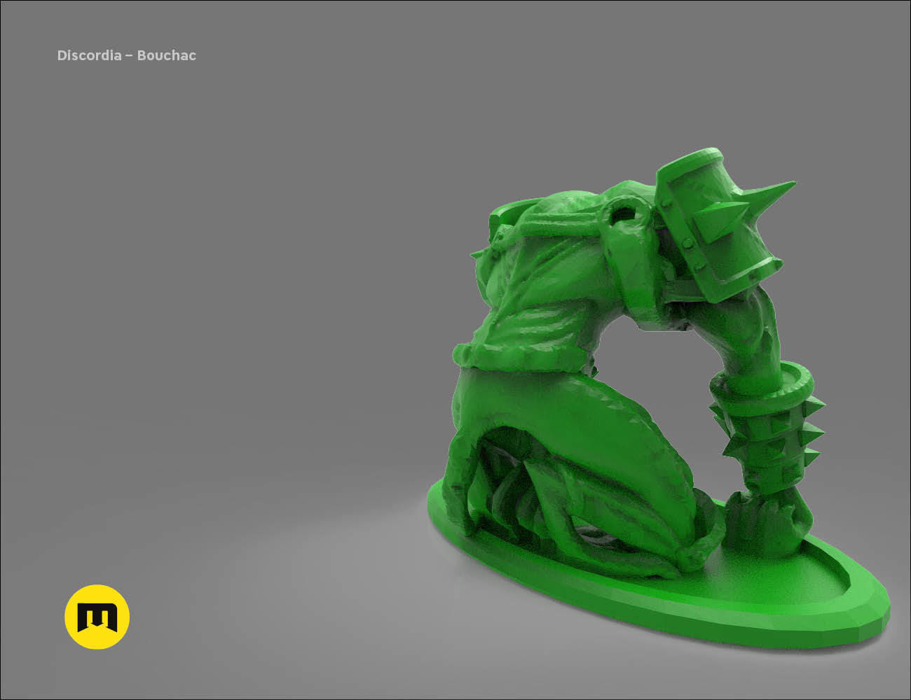 Discordia Forest board game figures 3D print model_3