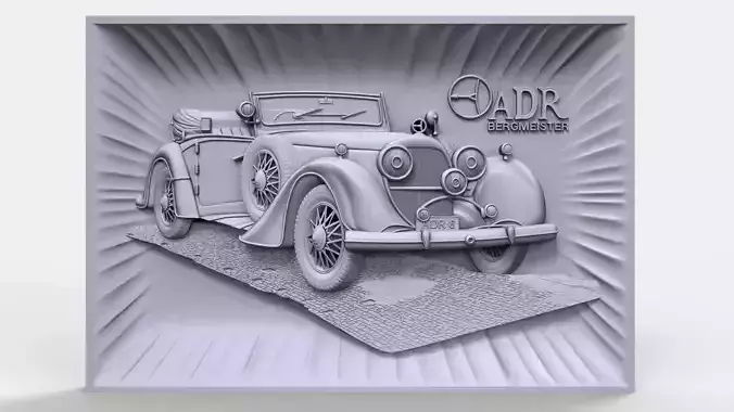 Austro Daimler ADR 6 Bergmeister bas relief