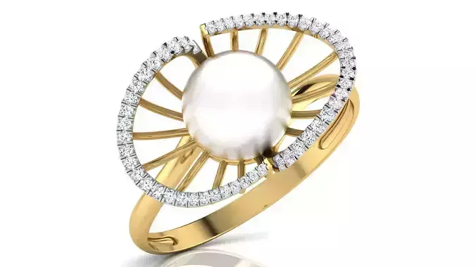 Pearl Gold Ring