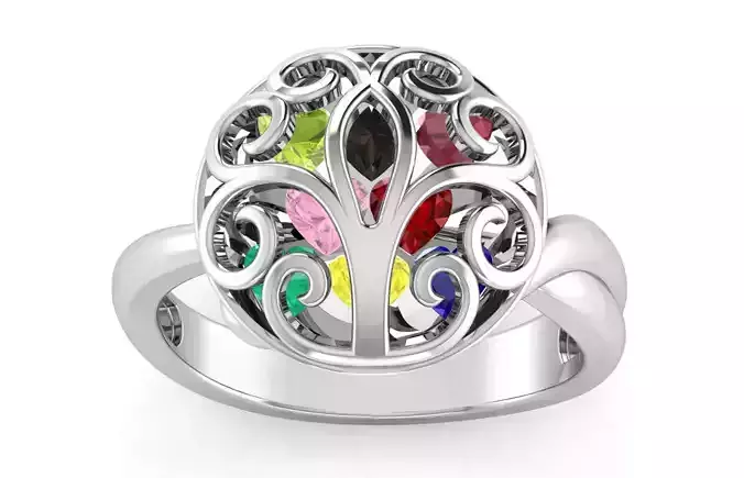 Round Cage Tree Ring