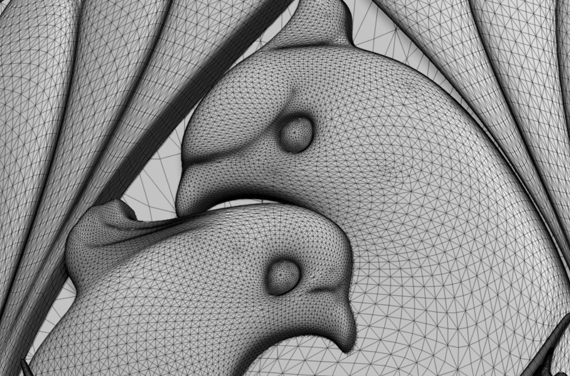 Doves pendant 3D print model_7