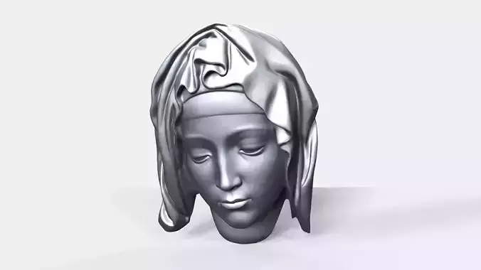 Pieta face bas relief