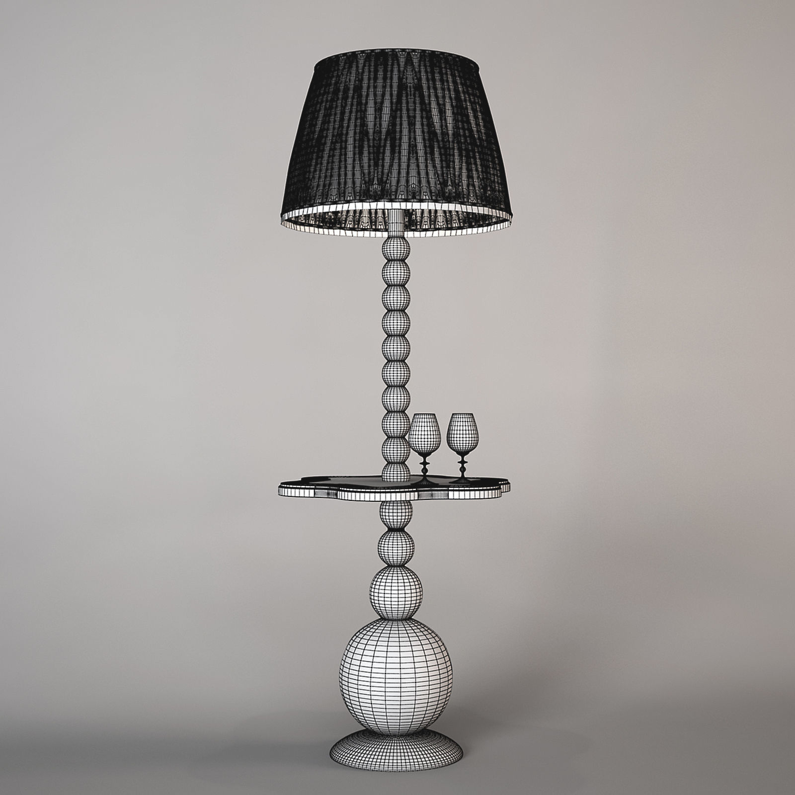 Bonne Nuit Floor Lamp 3D model_2