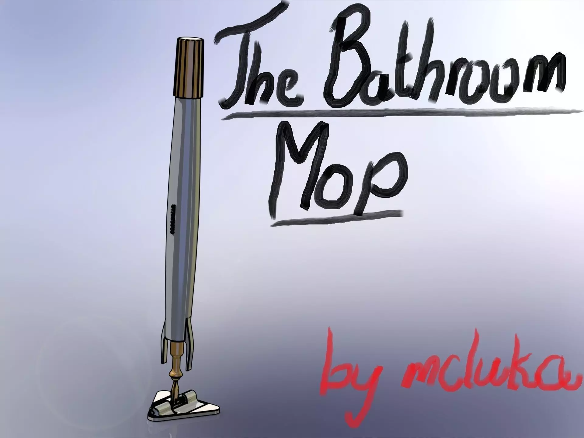 The Bathroom Mop Free 3D model