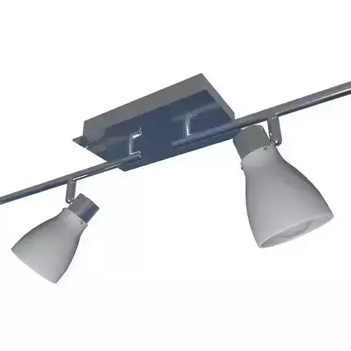 4 head swievel light fixture 3D model