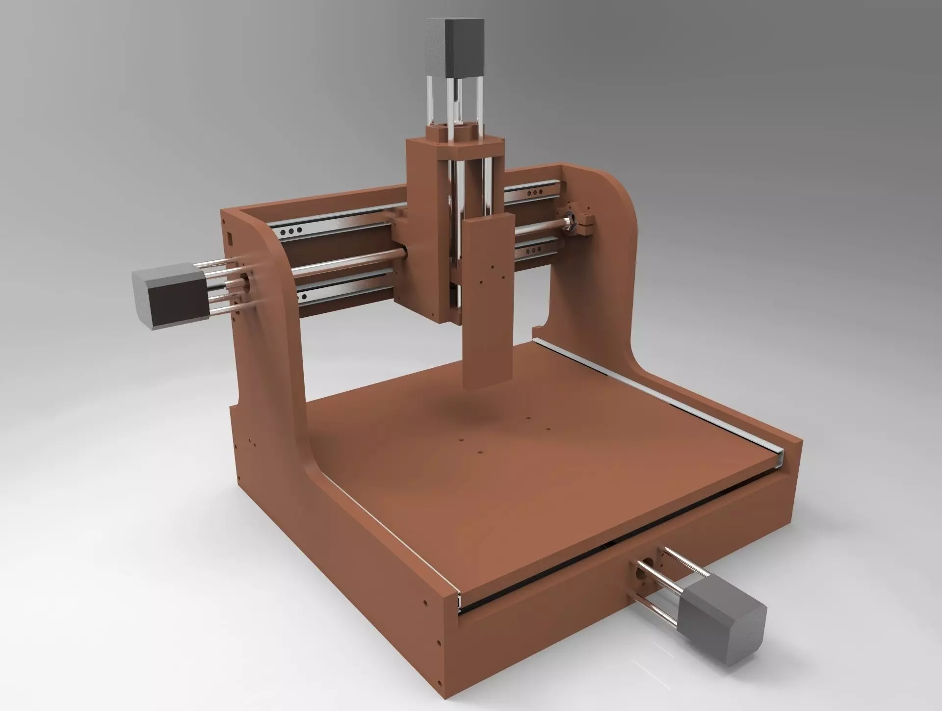 Student 3 axis CNC  Free 3D model_0