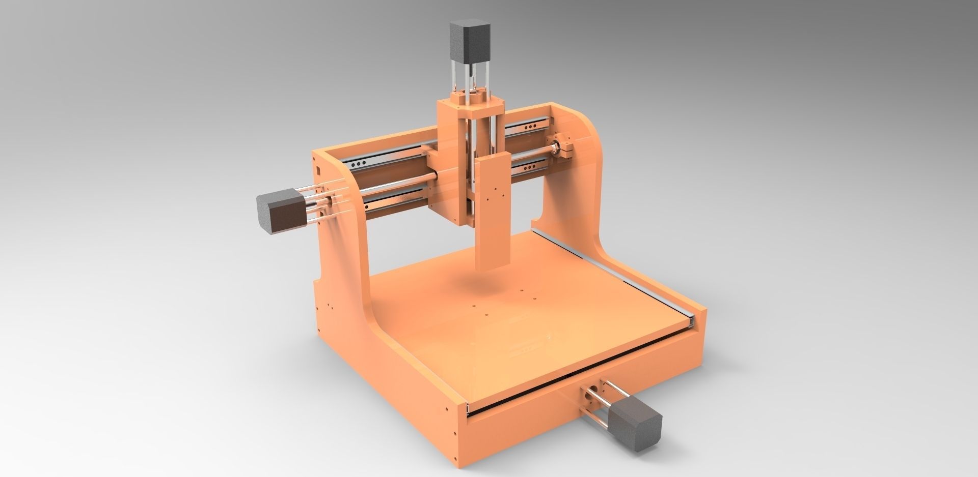 Student 3 axis CNC  Free 3D model_1