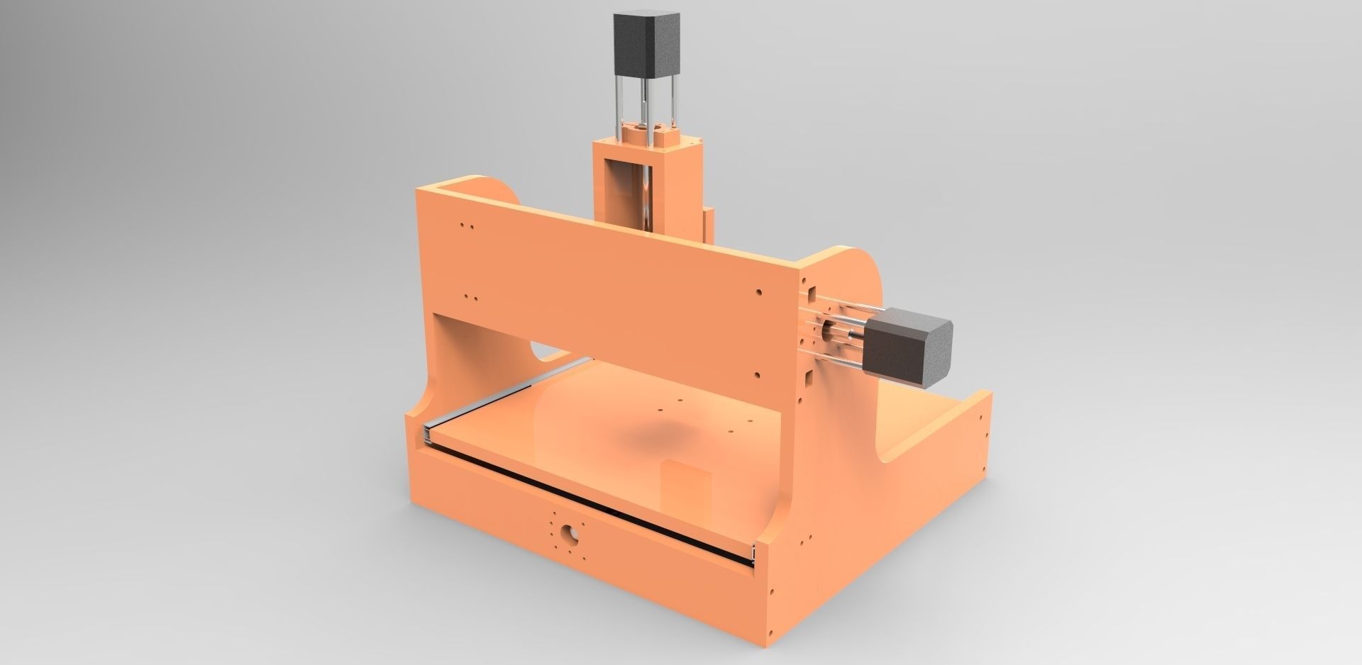 Student 3 axis CNC  Free 3D model_2