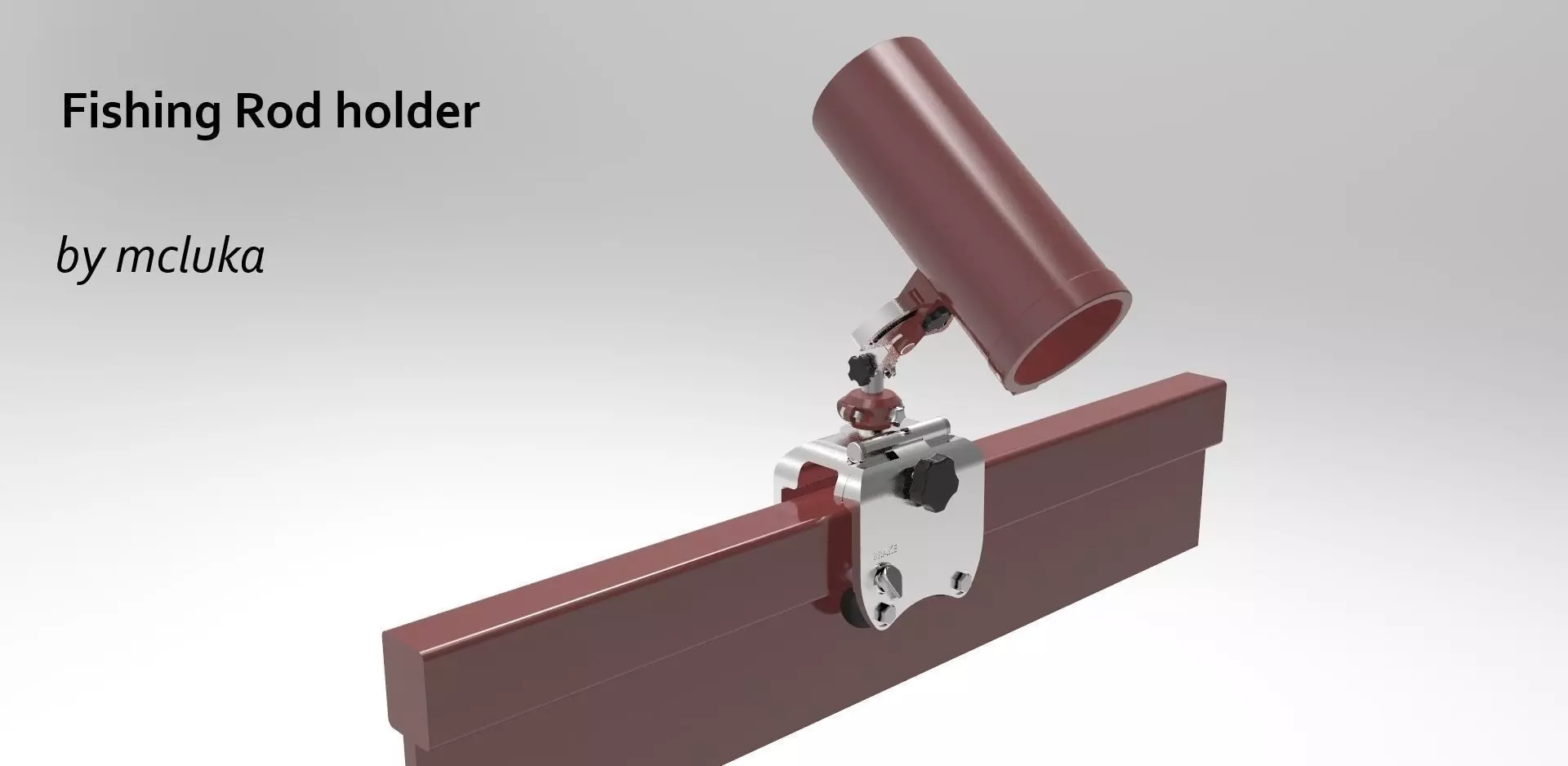 Fishing Rod holder Free 3D model