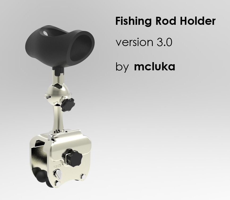 Fishing Rod Holder version 30 Free 3D model