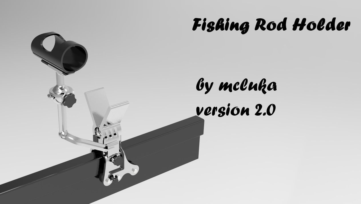 Fishing Rod Holder version 20 Free 3D model