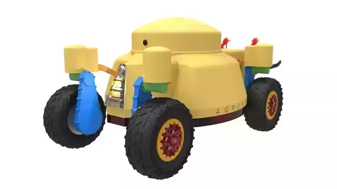 AGRONO toy vehicle with wheels