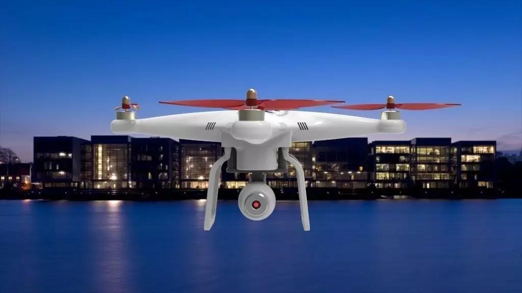 Quad Copter Free 3D model