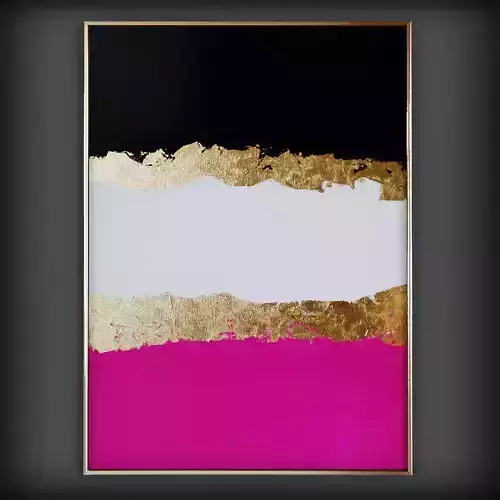 Picture Frames Low-poly 3D model