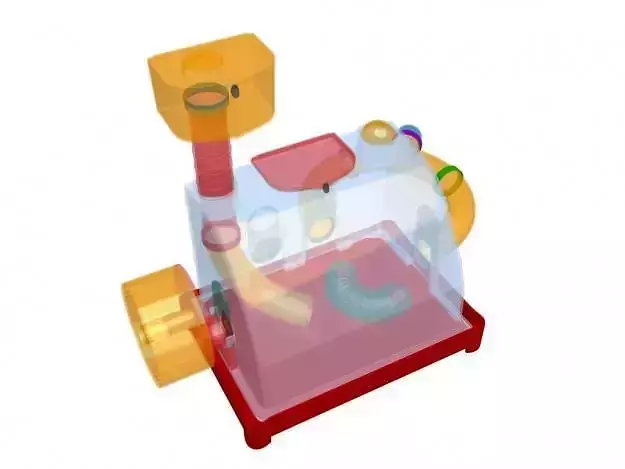 Hamstercage toy machine 3D model