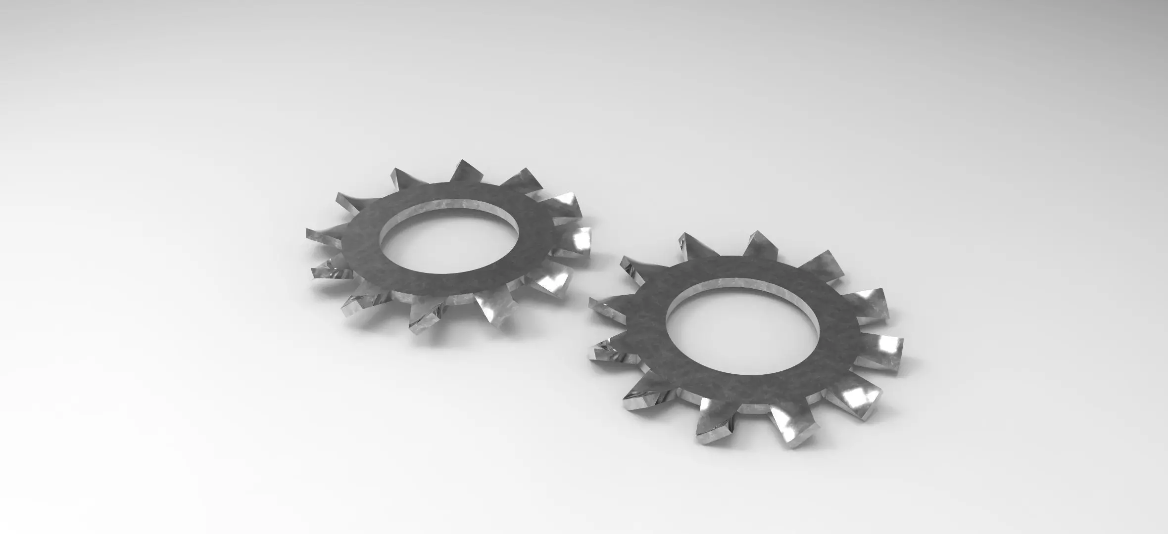 Lock Washer Free 3D model