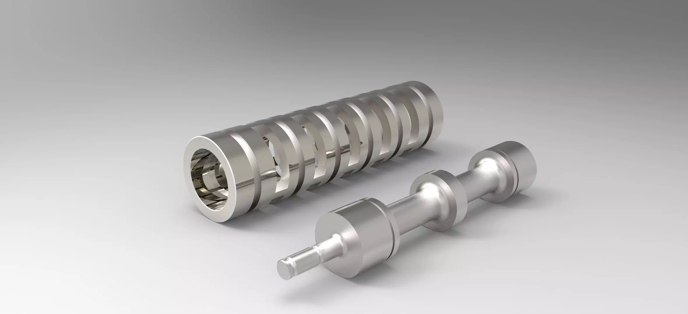 Spool Valve Free 3D model_0