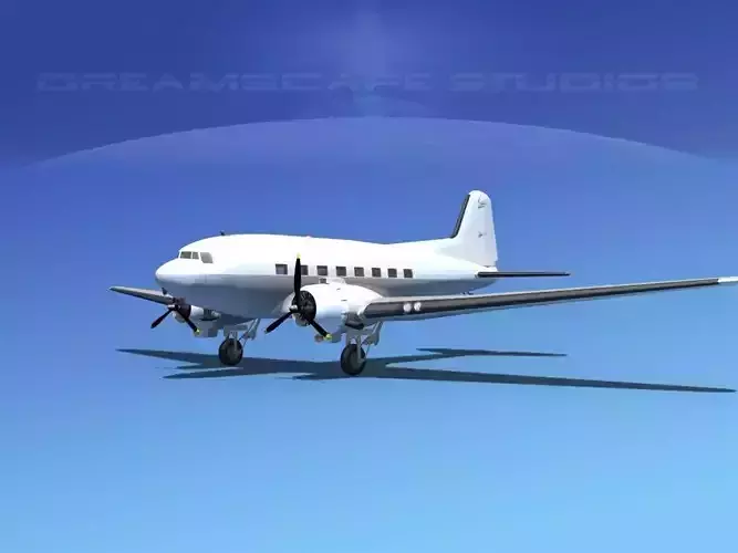 Douglas DC-3 Unmarked 