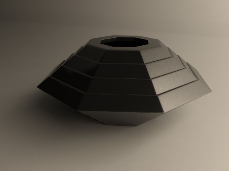 Small flowerpot 2 3D print model_5