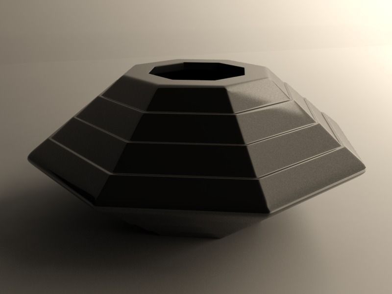 Small flowerpot 3 3D print model_3