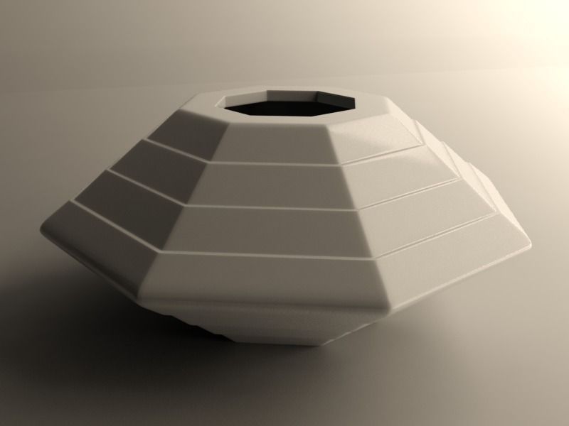 Small flowerpot 3 3D print model_0