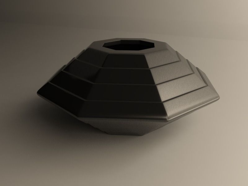 Small flowerpot 3 3D print model_5