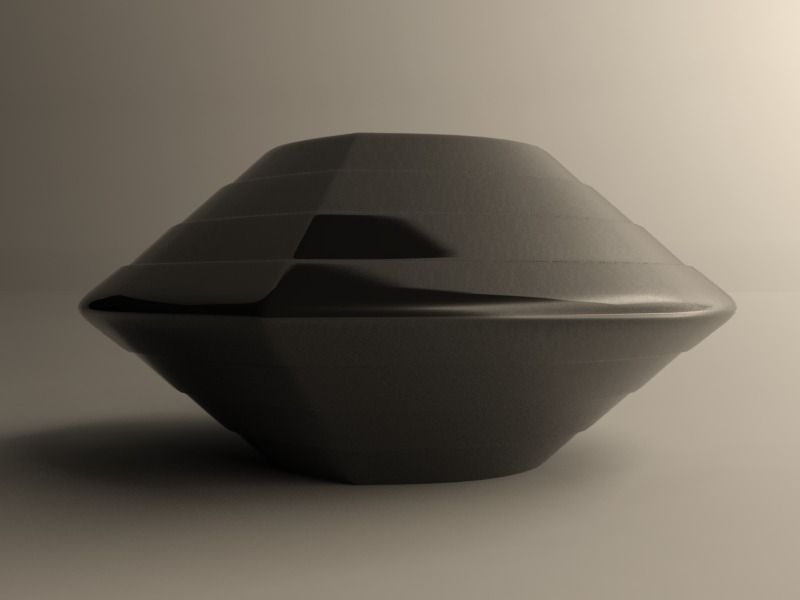 Small flowerpot 4 3D print model_4