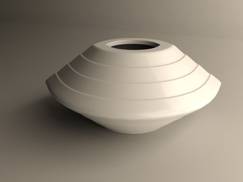 Small flowerpot 4 3D print model_2