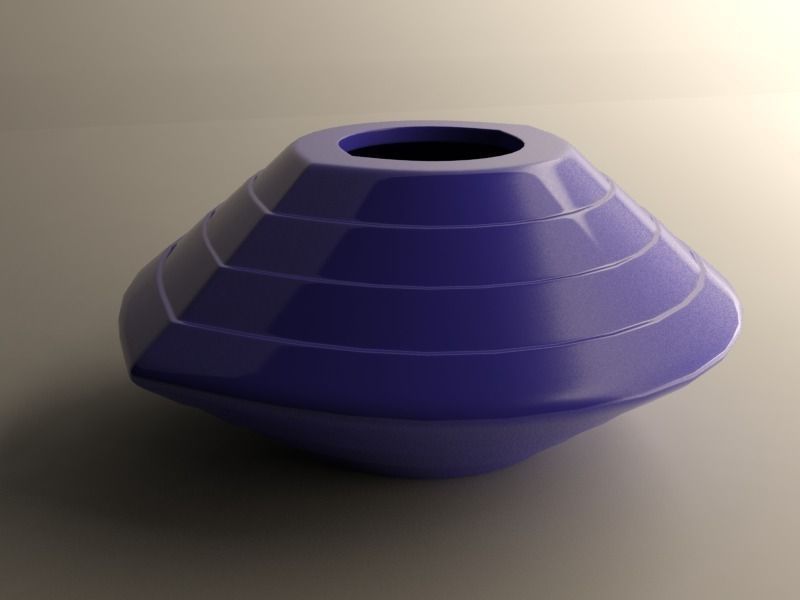 Small flowerpot 4 3D print model_7