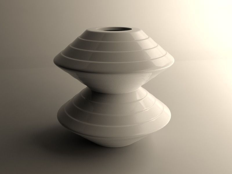Medium vase 3D print model_0