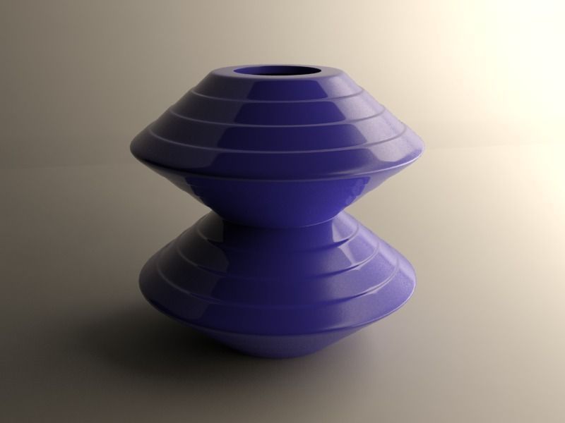 Medium vase 3D print model_7