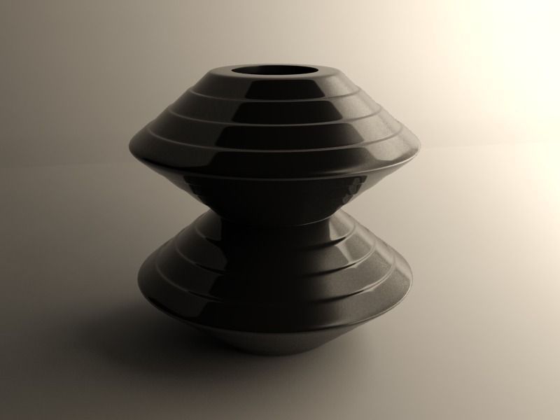 Medium vase 3D print model_3