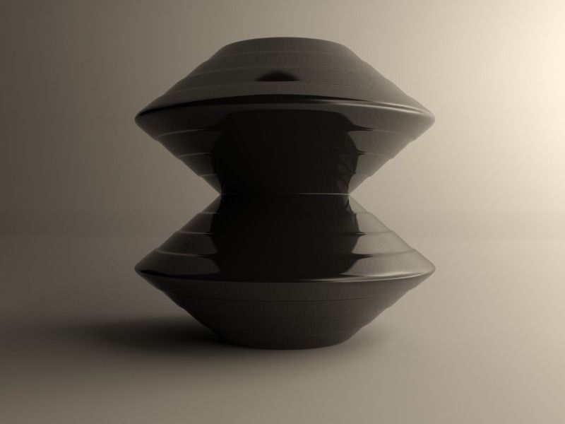 Medium vase 3D print model_4