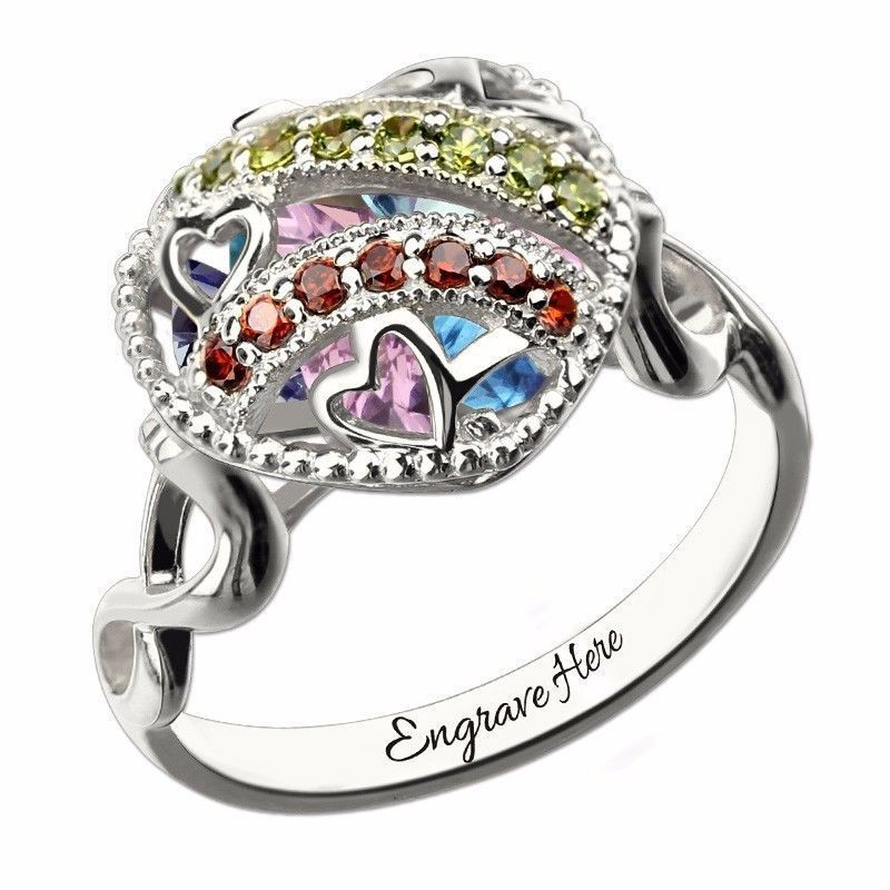 Heart Locket Ring 3D print model_11