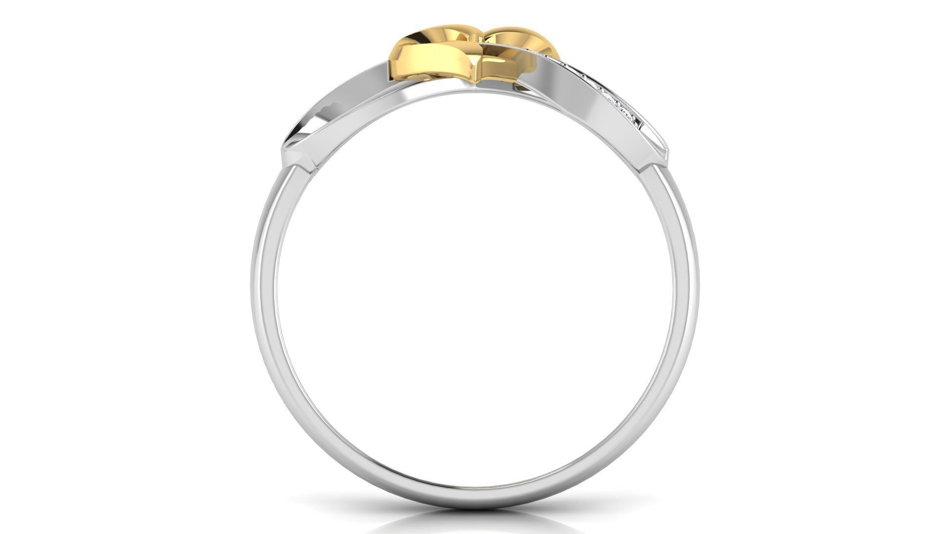 Love Heart Ring 3D print model_2