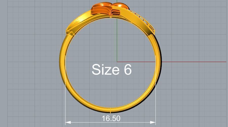 Love Heart Ring 3D print model_3