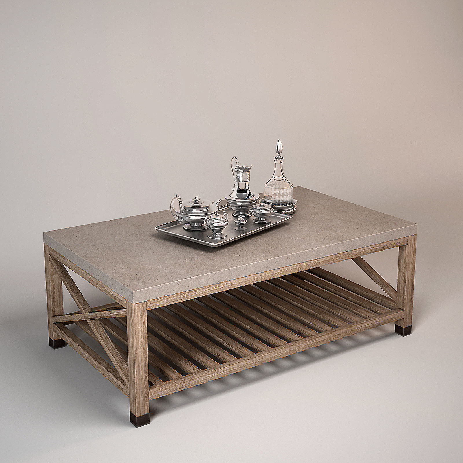 Andrew Martin Percival Coffee Table 3D model_1