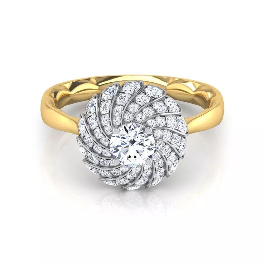 Ecstasy Solitaire Ring 3D print model