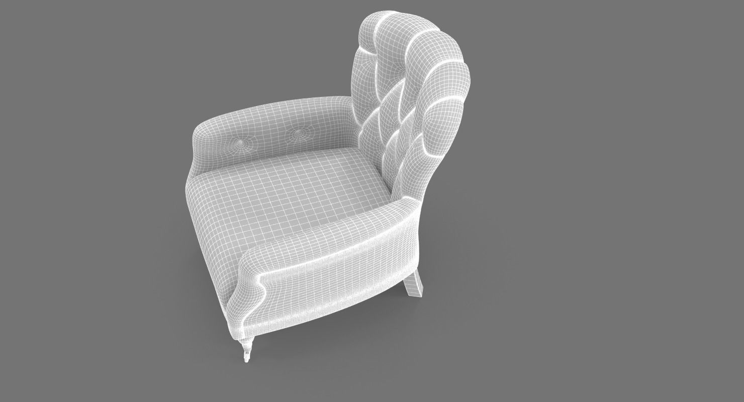 Wade Oakham Chair 3D model_14