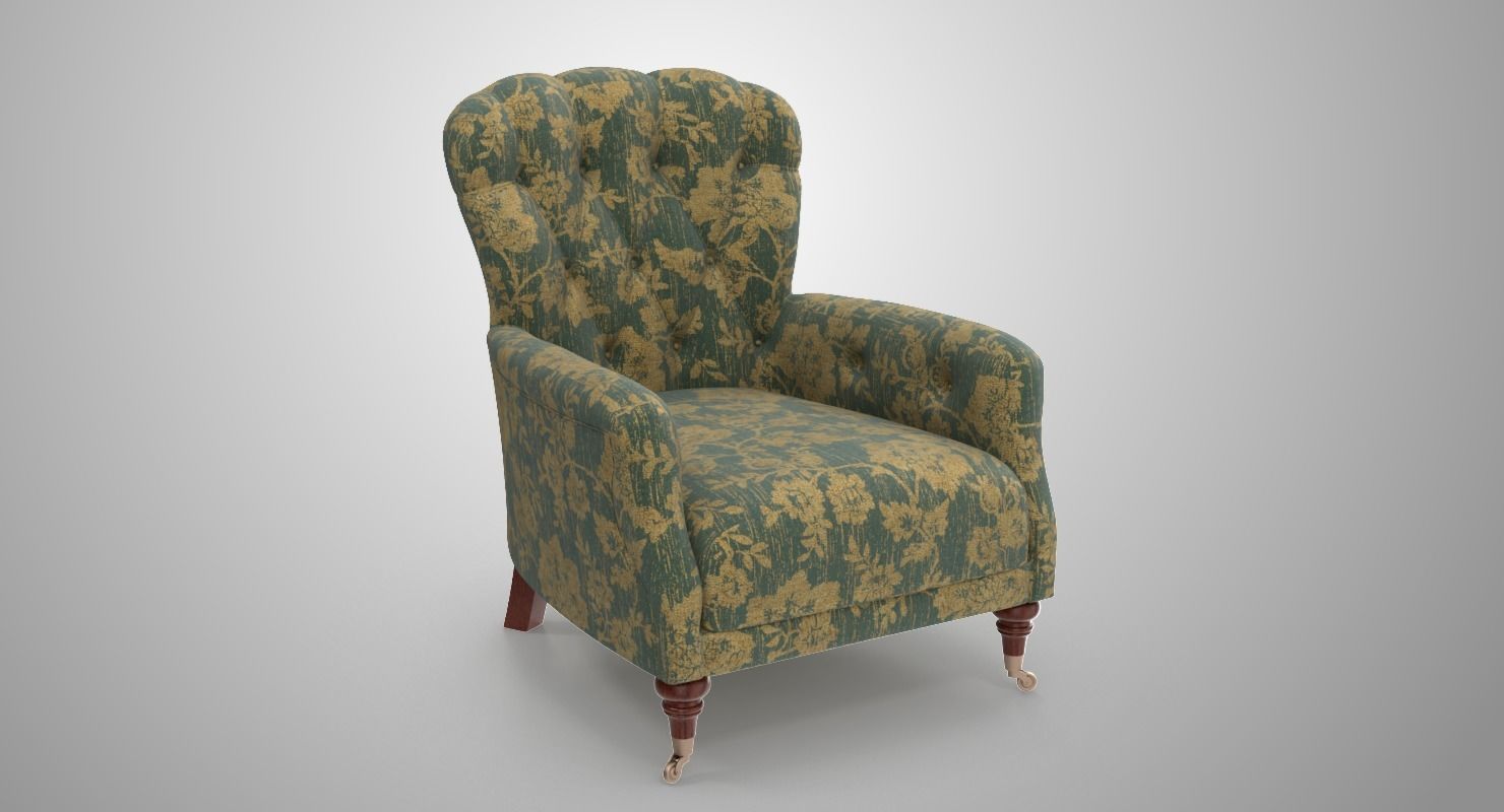 Wade Oakham Chair 3D model_1