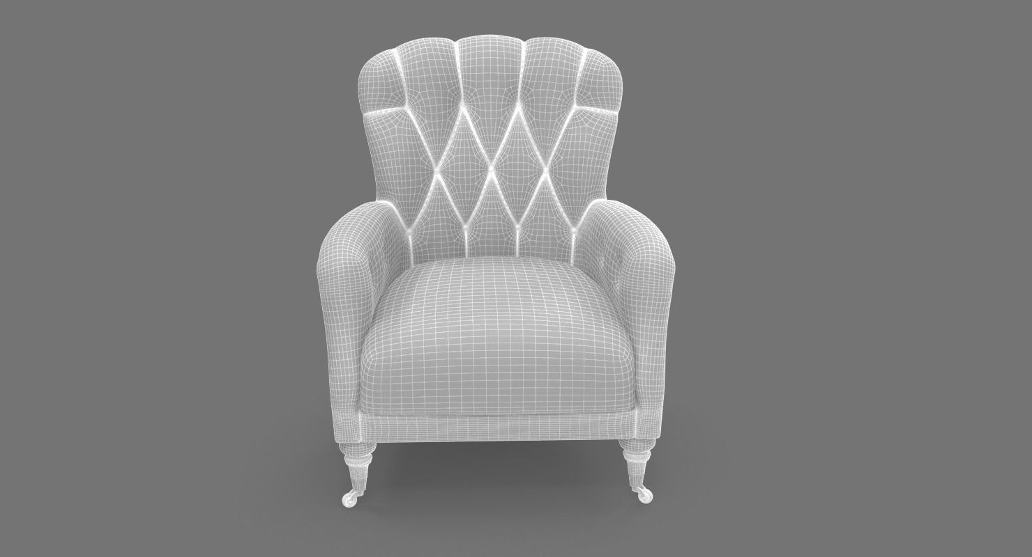 Wade Oakham Chair 3D model_12