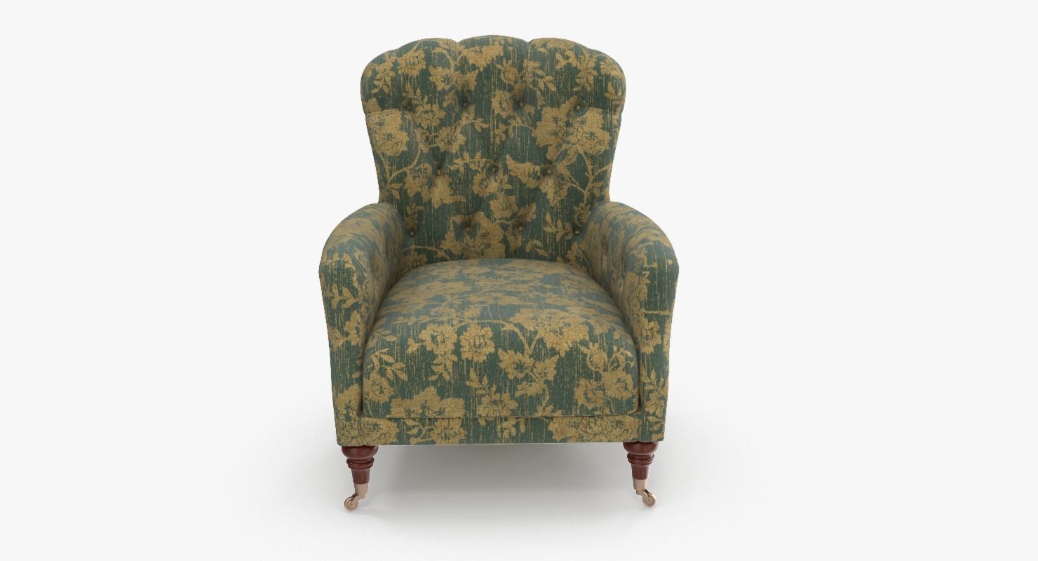 Wade Oakham Chair 3D model_4