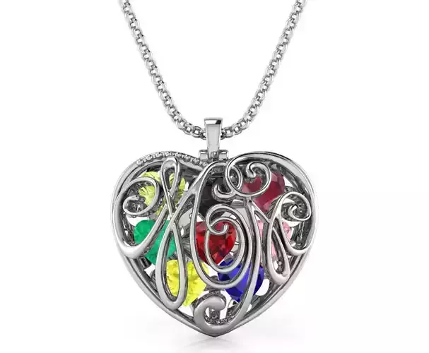 Heart Cage Pendant