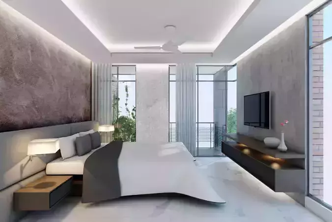 Modern Bed Interior