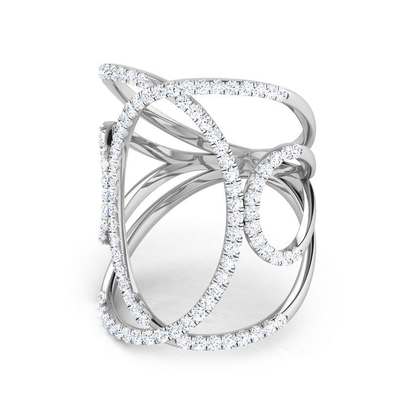 Multi Loop Wide Ring 3D print model_12