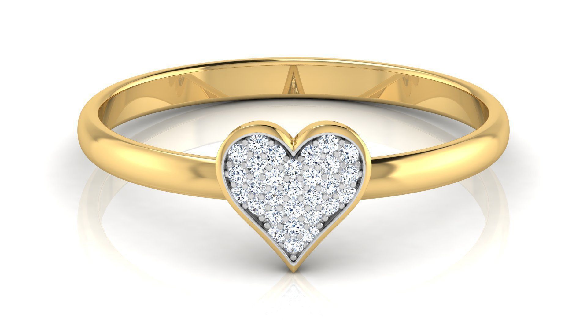 Perfect Heart Ring 3D print model