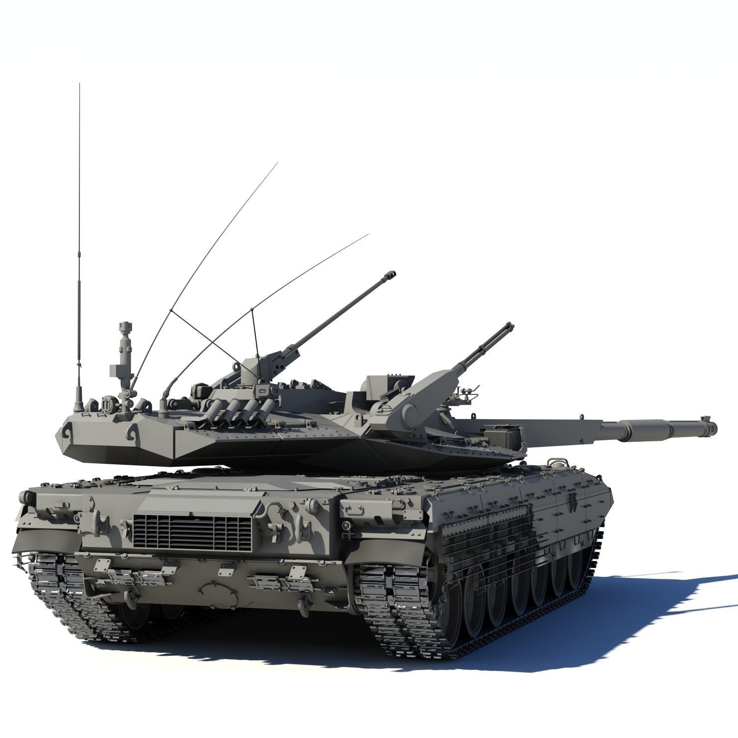 Armata T-14 Concept 3D model_11