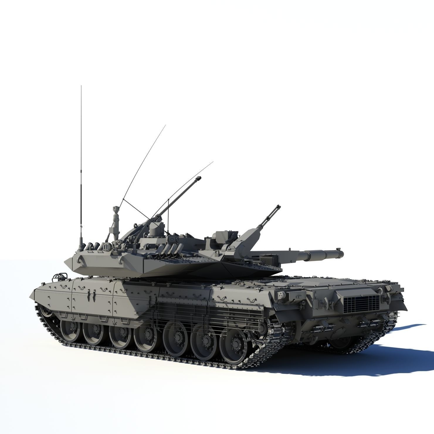 Armata T-14 Concept 3D model_7