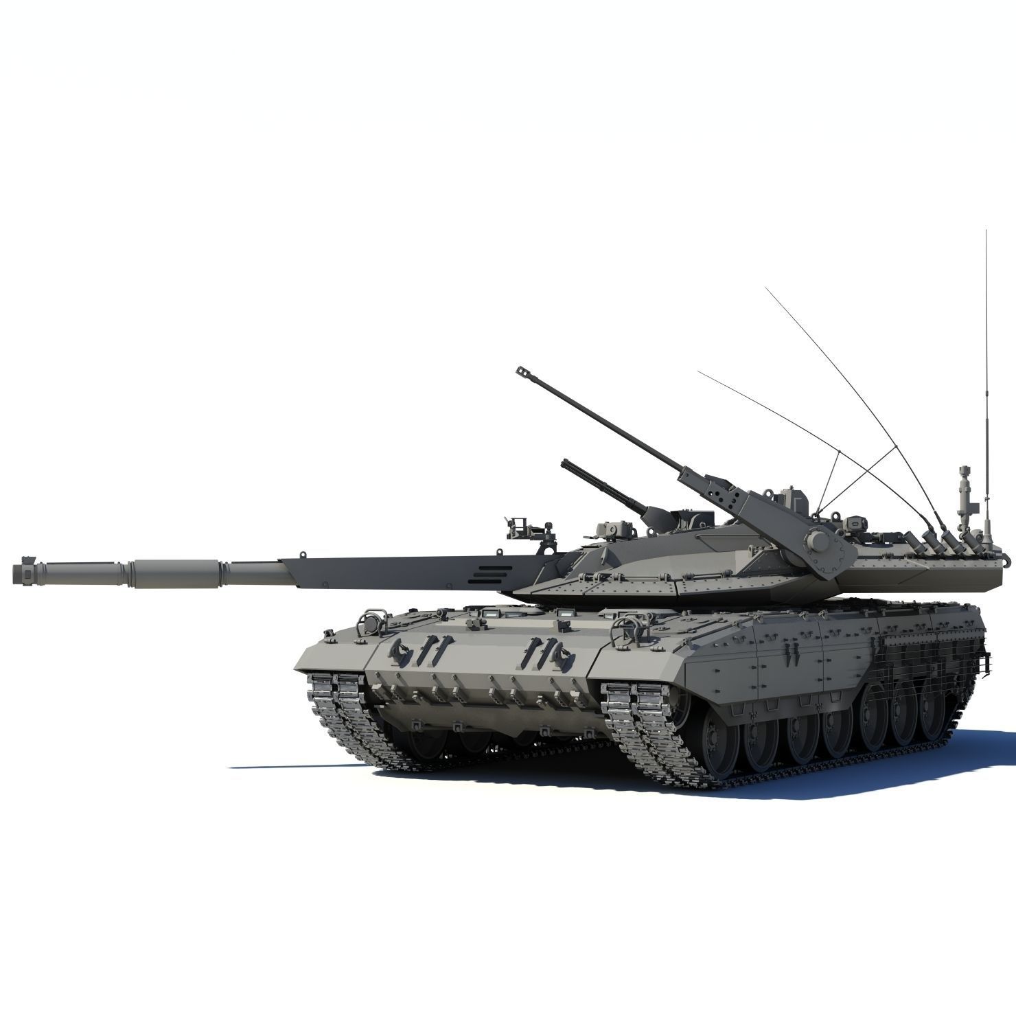 Armata T-14 Concept 3D model_2