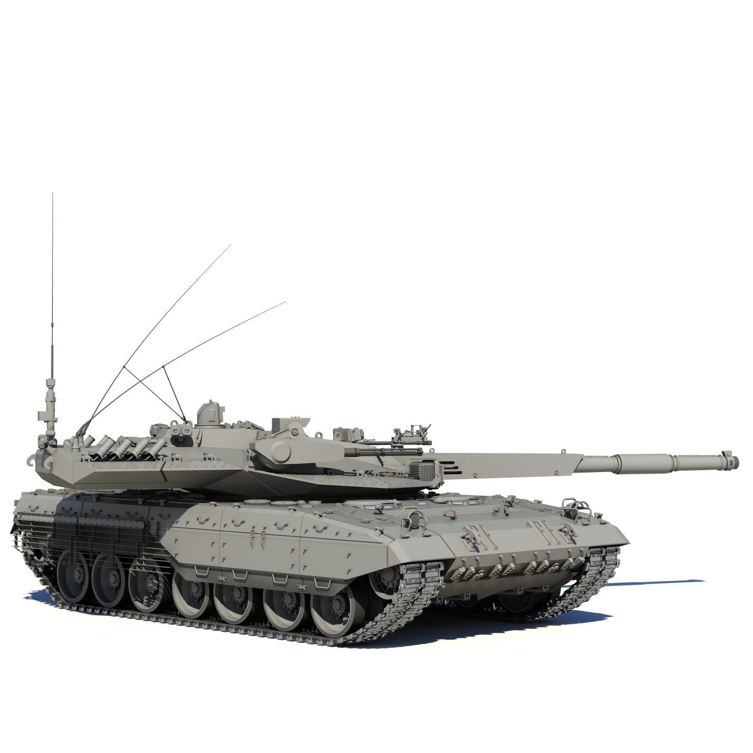Armata T-14 Concept 3D model_4